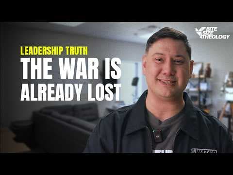 When Generals Pick Up Rifles, The War Is Already Lost